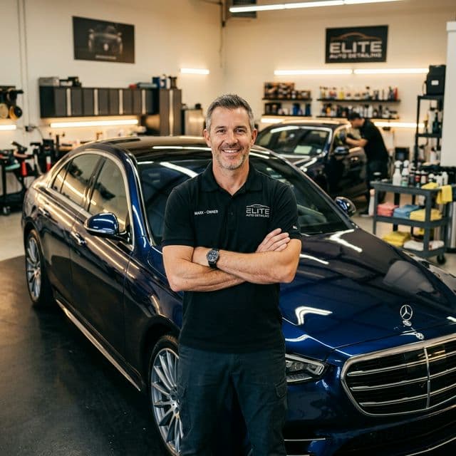 Marcus Rivera, owner of Elite Auto Detailing